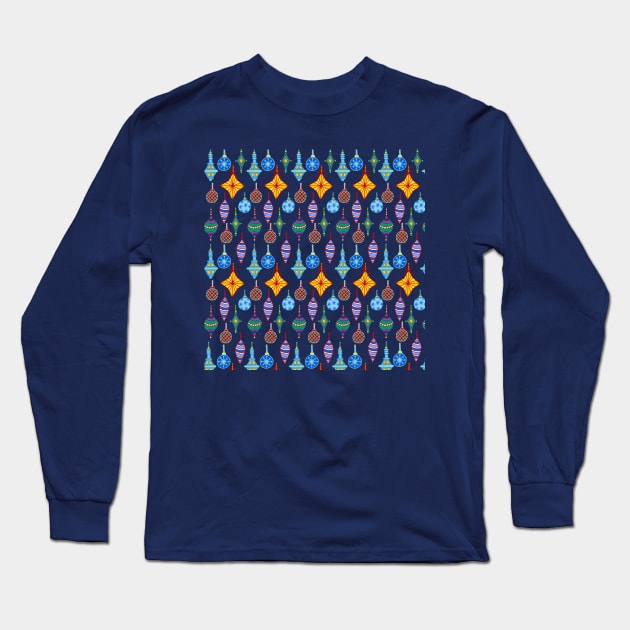 Christmas Ornaments | Christmas Baubles | Christmas Decorations Long Sleeve T-Shirt by HLeslie Design